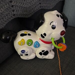 VTech Pull and Sing Puppy - Black and White